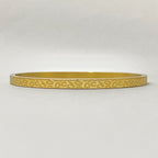 GRAOU • Jonc imprimé léopard doré