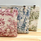 SARA • Pochette en toile de jouy