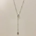 KIM • Collier sautoir maille marine