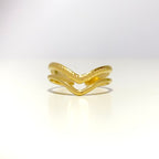 TINA • Bague double en acier inoxydable