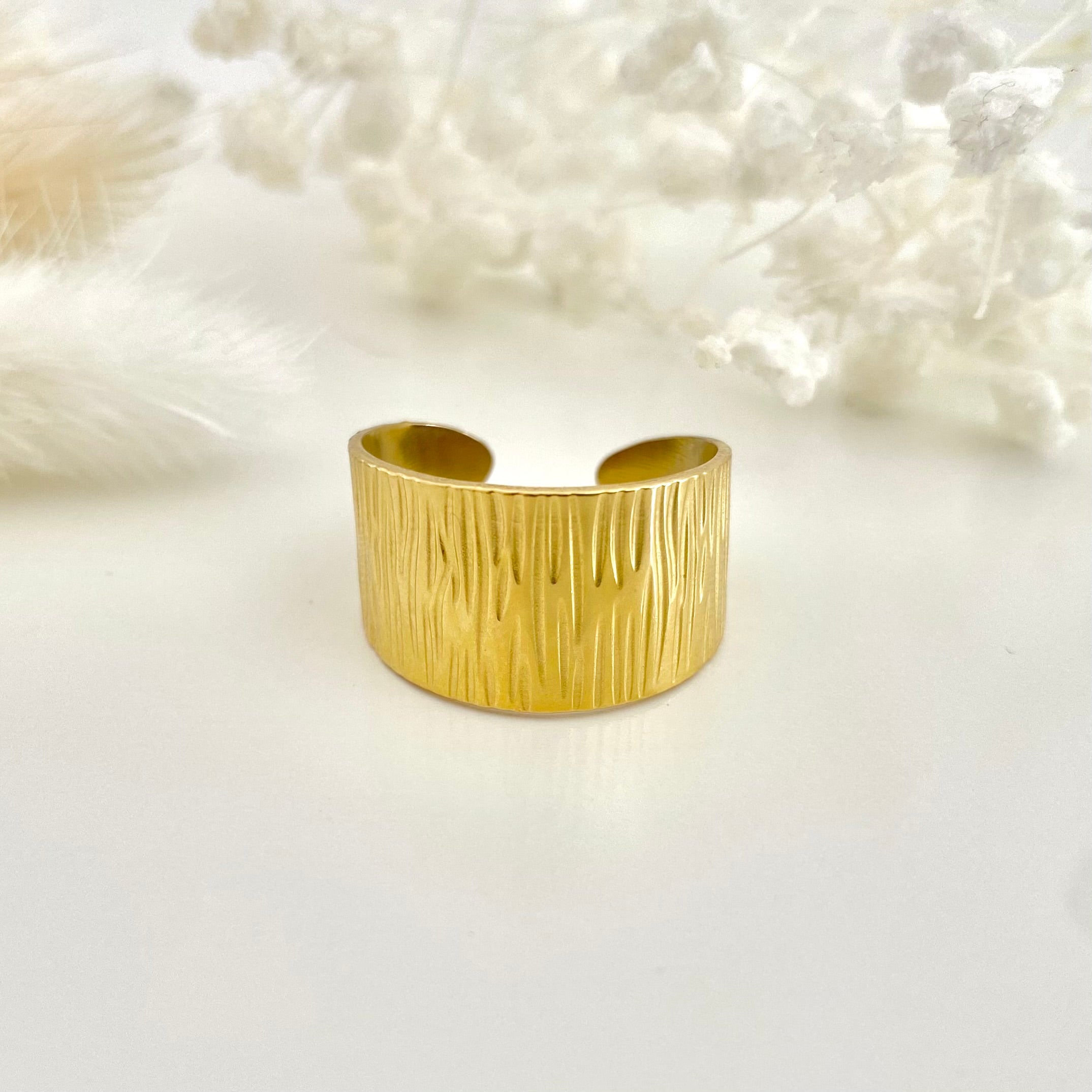 ZEBRA • Bague ajustable en acier inoxydable