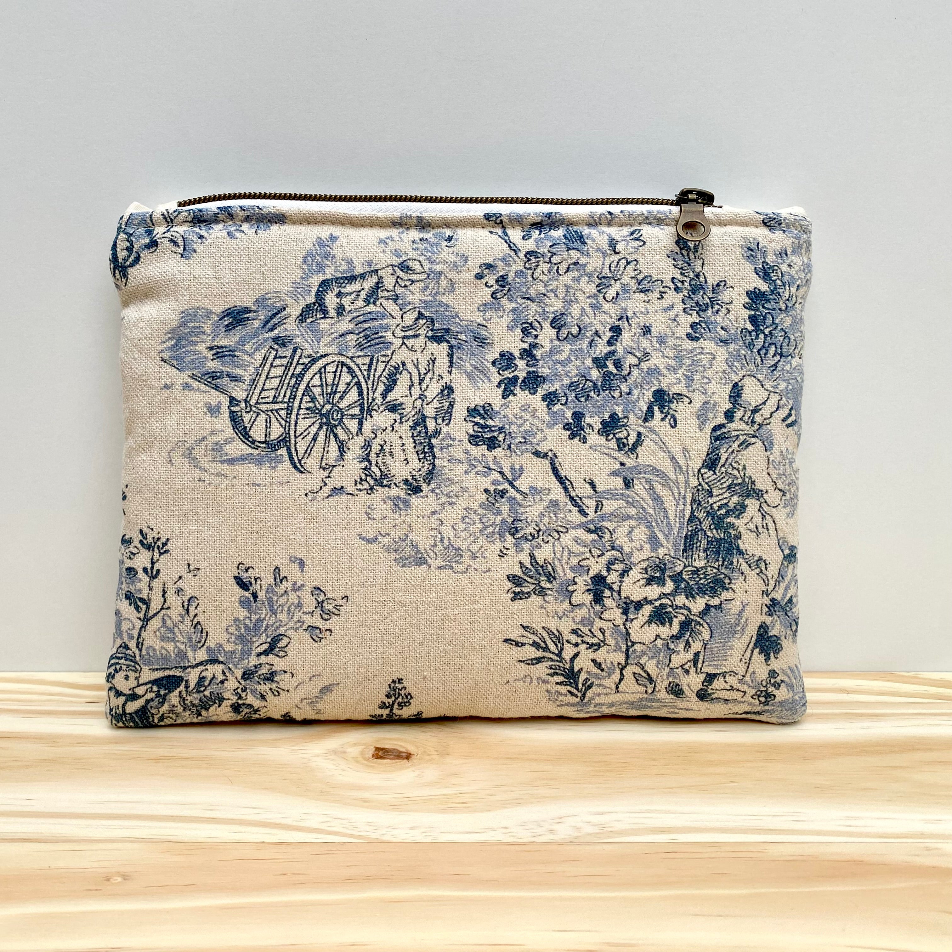 SARA • Pochette en toile de jouy