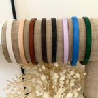 ALMA • Bracelet en cuir avec fermoir en T plaqué or ou argent