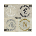 LEO • Pochette personnalisée en double gaze de coton léopard