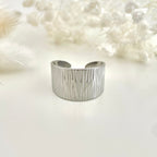 ZEBRA • Bague ajustable en acier inoxydable