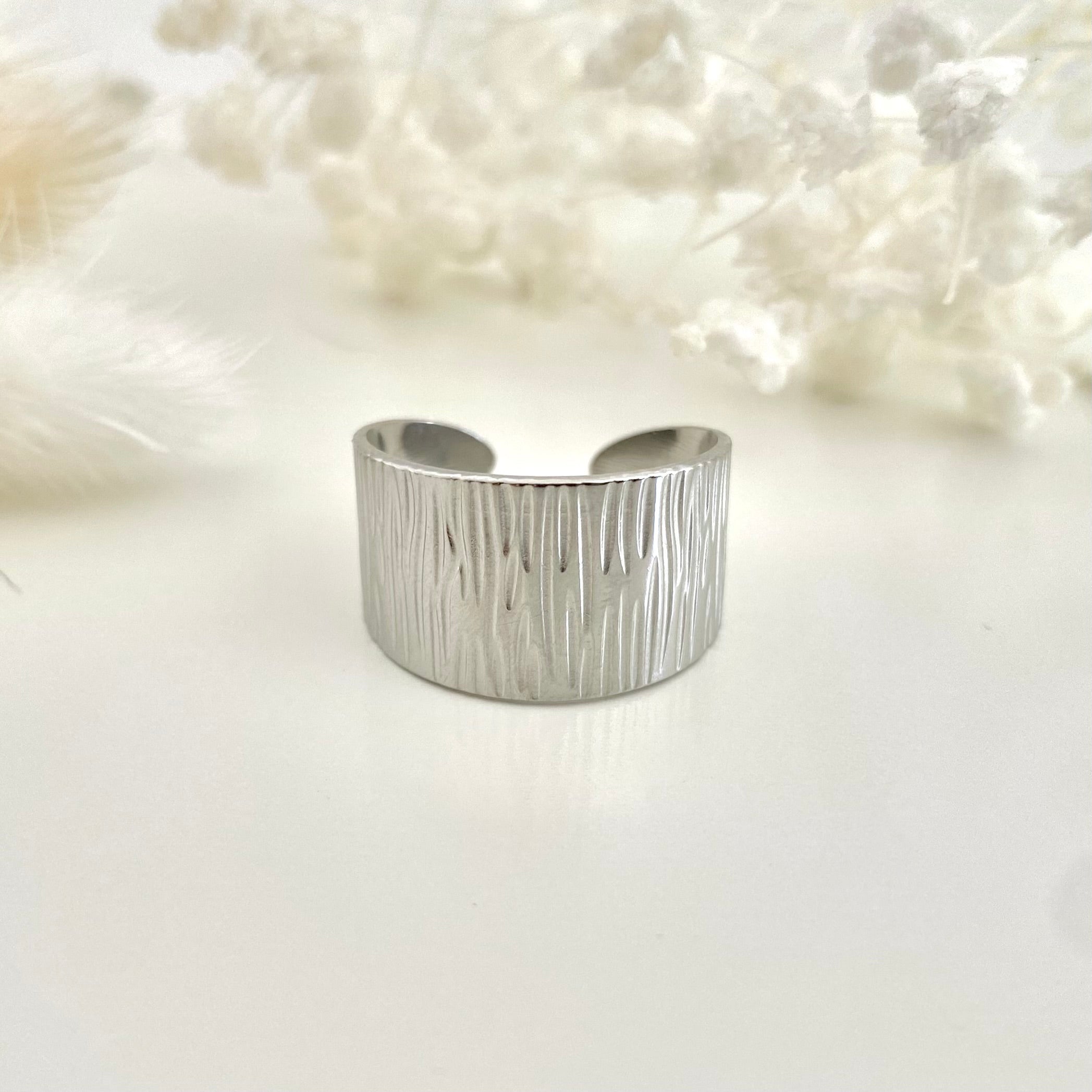 ZEBRA • Bague ajustable en acier inoxydable