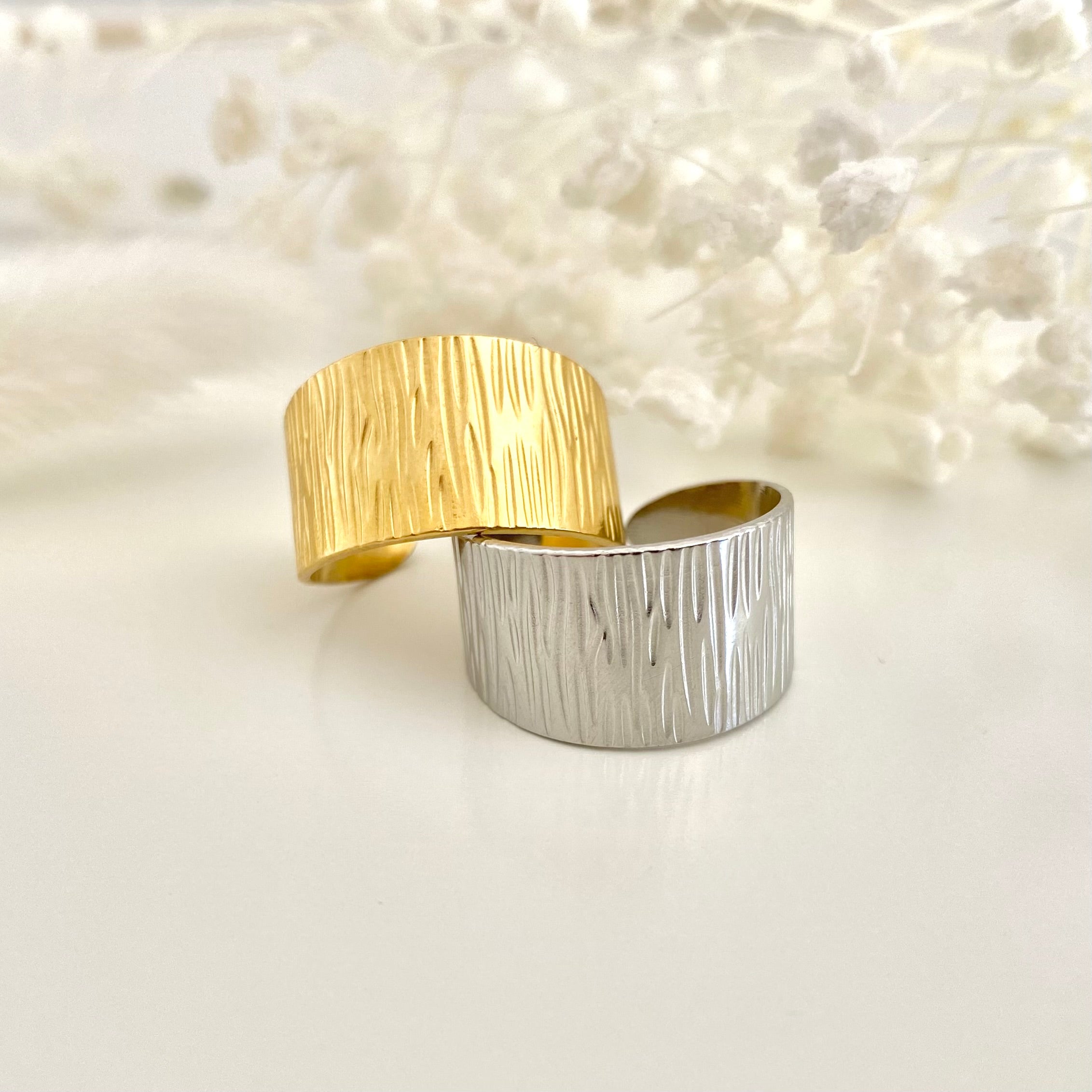 ZEBRA • Bague ajustable en acier inoxydable