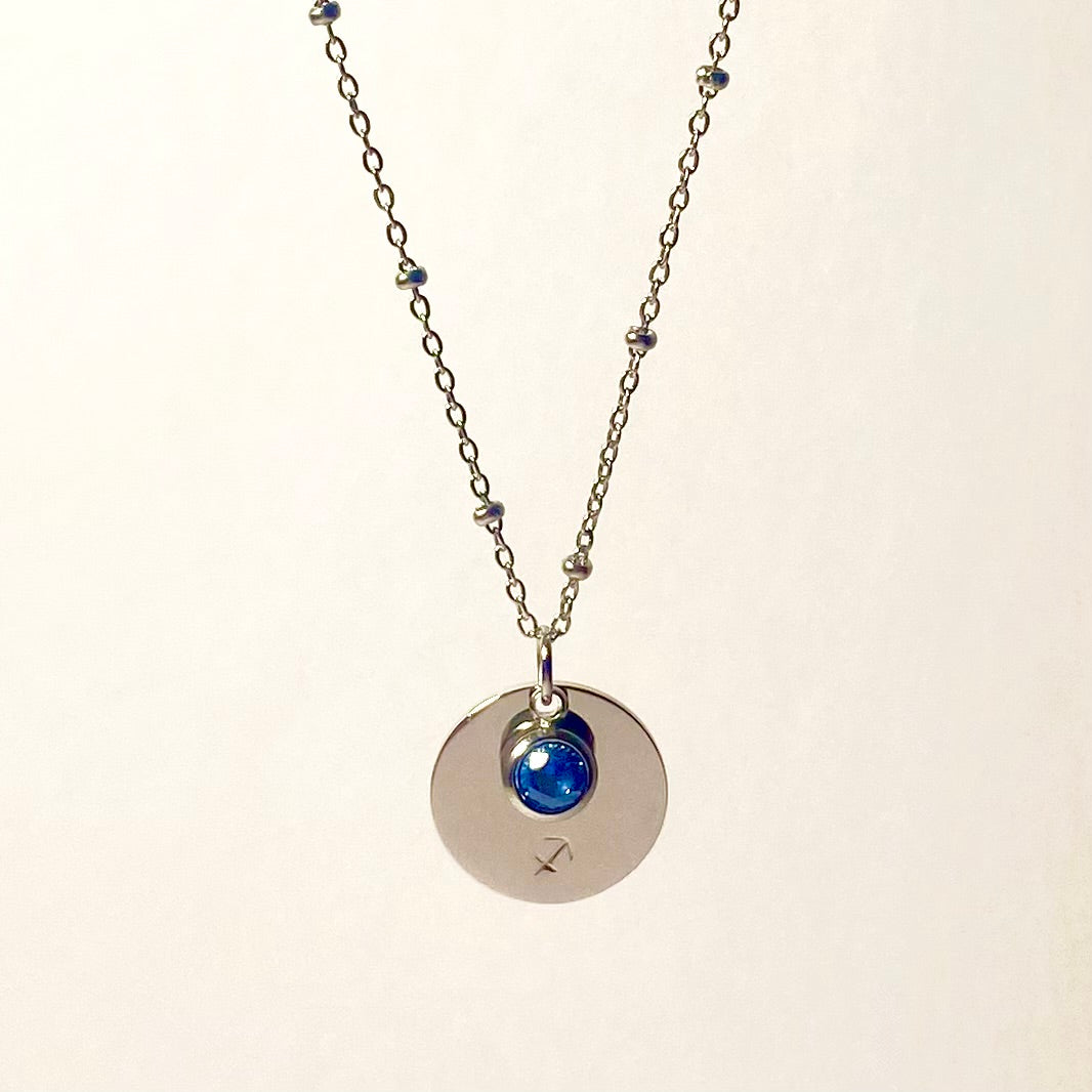 NALA • Collier personnalisé pierre de naissance