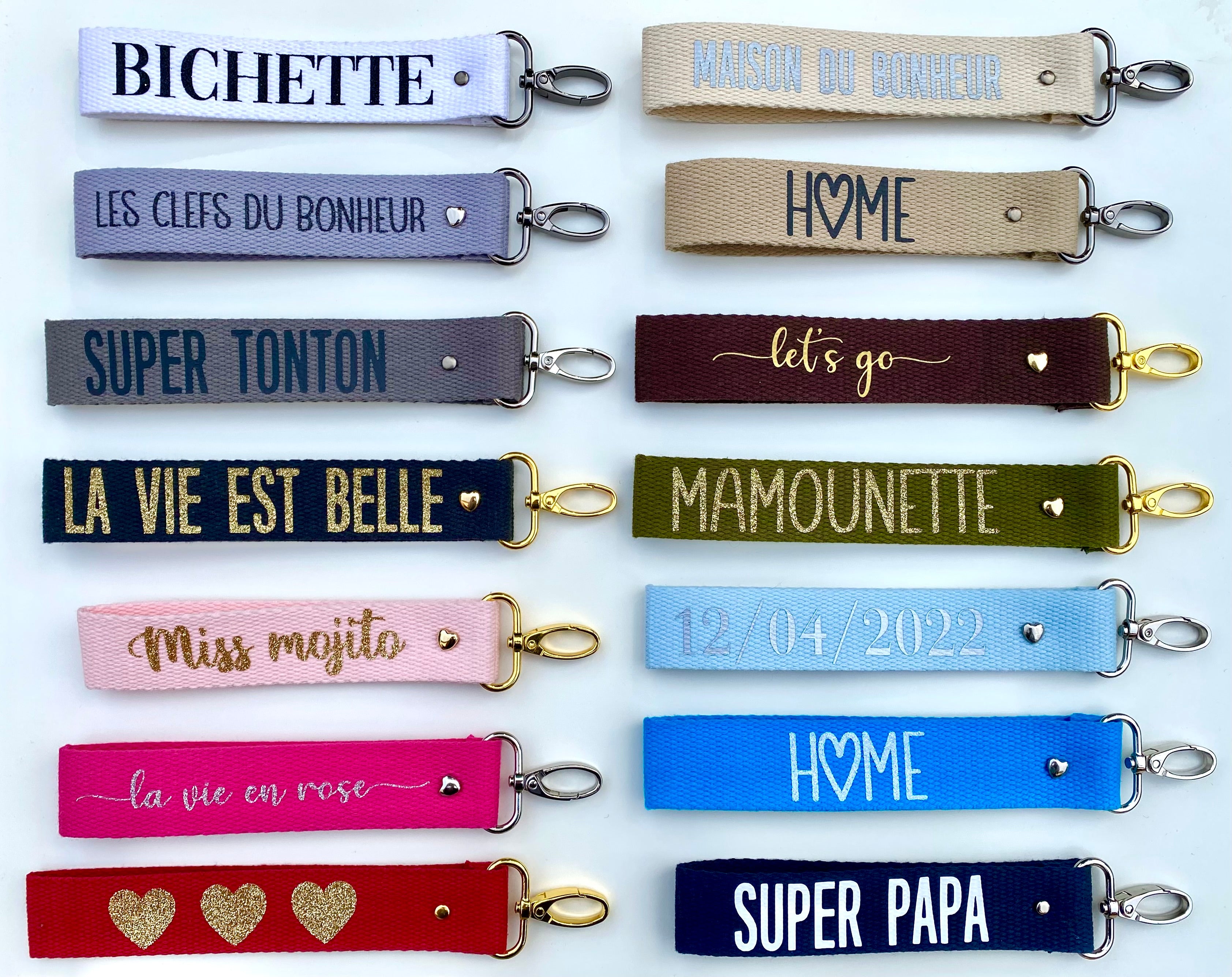 POP • Porte-clefs sangle personnalisé